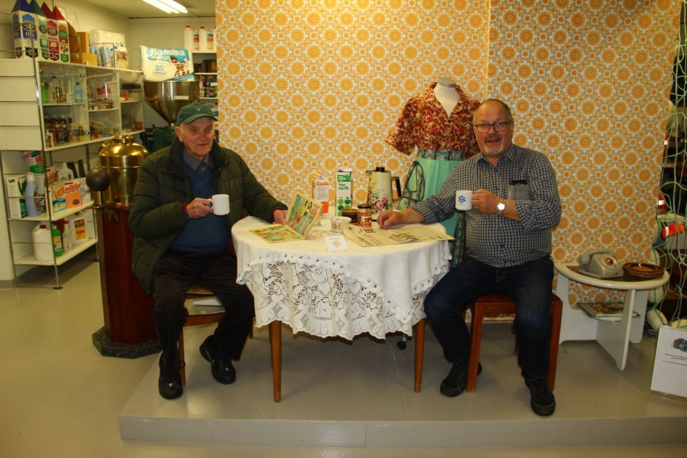 Einar Fr. Malmquist og Þorsteinn E.Arnórsson.  Ljósmynd: Jakob Tryggvason