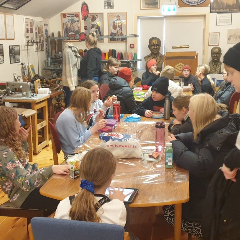 Góð heimsókn á safnið í morgun.