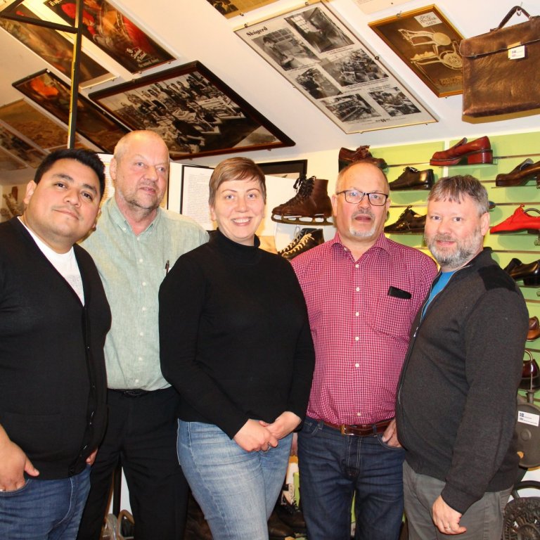 Stjórn Iðnaðarsafnsins. F.v. Almar Alfreðsson, Jakob Tryggvason, Sóley Björk Stefánsdóttir, Þorstein…